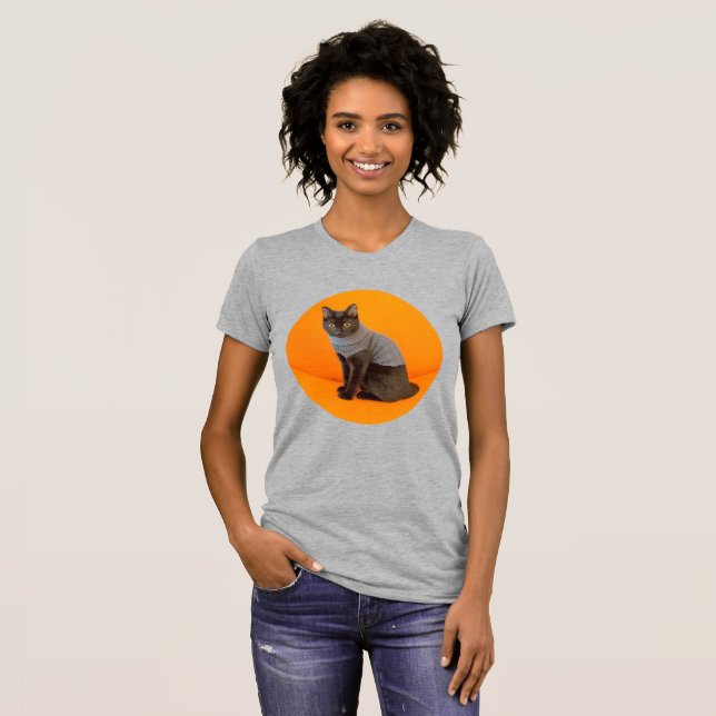 O t-shirt das mulheres de Beverly (Frente Completa)
