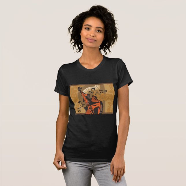 O t-shirt das mulheres de Chello (Frente Completa)