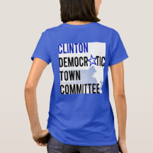 O t-shirt das mulheres de Clinton DTC - opção 2