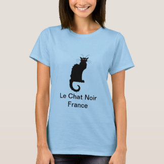 O t-shirt das mulheres de Le Conversa Noir France