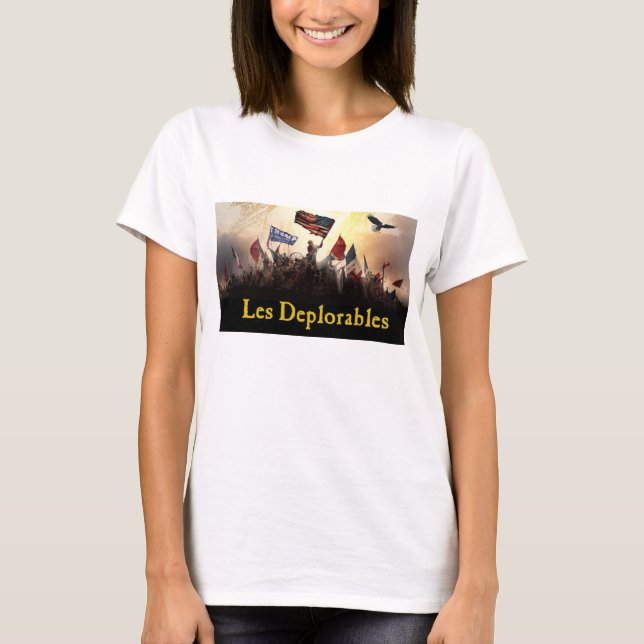 O t-shirt das mulheres de Les Deplorables (Frente)
