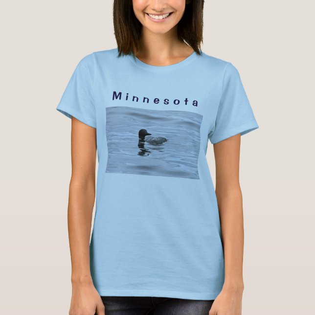 O t-shirt das mulheres de Minnesota (Frente)