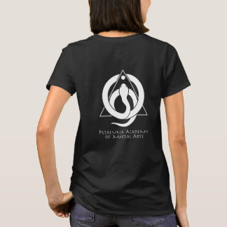 O t-shirt das mulheres de PAMA (preto)