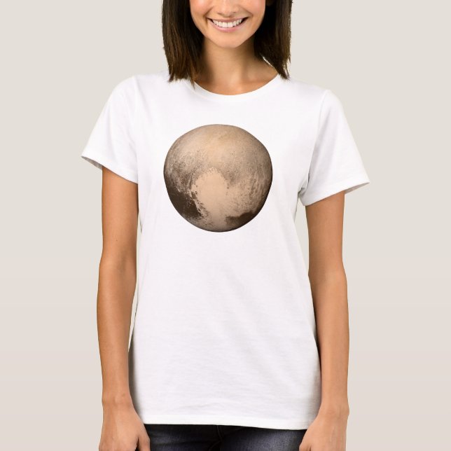 O t-shirt das mulheres de Pluto (Frente)