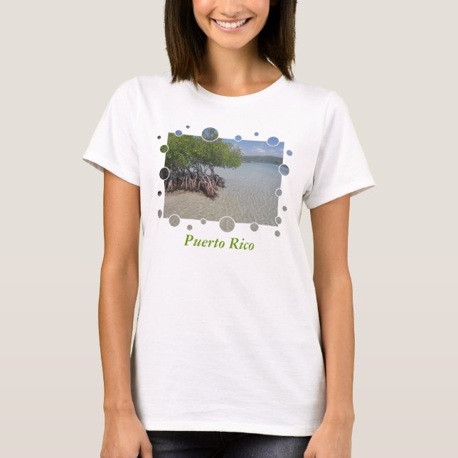 O t-shirt das mulheres de Puerto Rico (Frente)