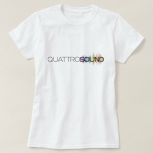 O T-SHIRT DAS MULHERES DE QUATTROSOUND