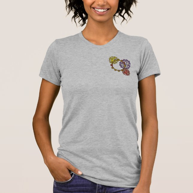 O t-shirt das mulheres de Steampunk Sally (Frente)