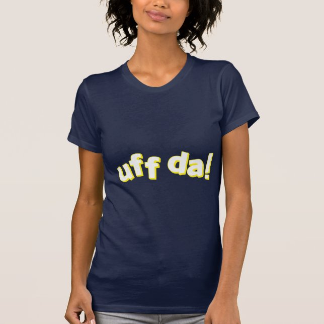 O t-shirt das mulheres de Uff a Dinamarca (Frente)