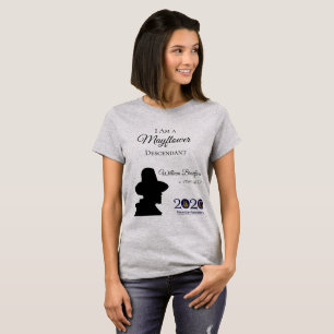 O t-shirt das mulheres de William Bradford