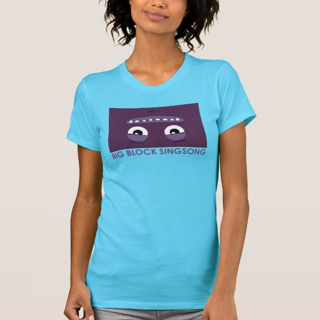 O t-shirt das mulheres do bastão de BBSS (Frente)
