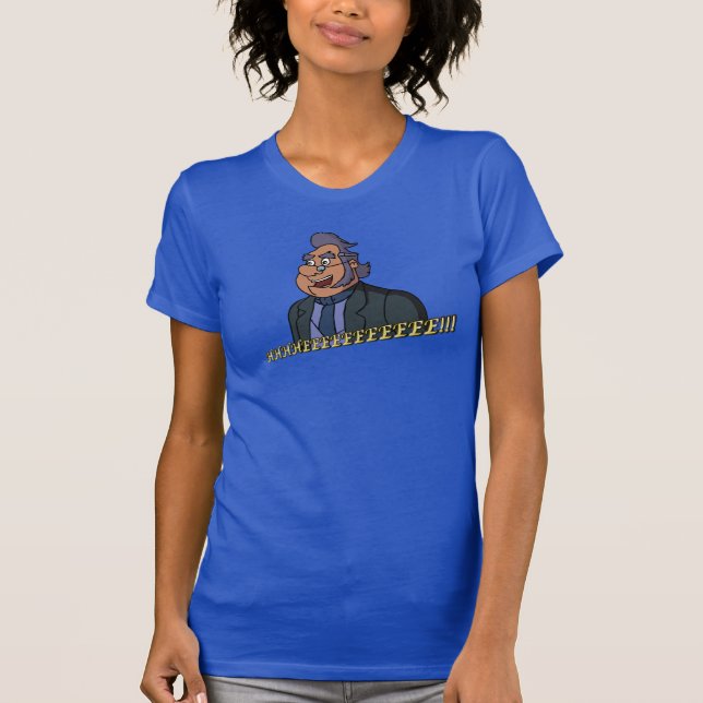 O t-shirt das mulheres do estilo 2 do ancião (Frente)