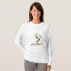 O t-shirt das mulheres do golden retriever, Hanes (Frente Completa)