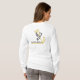O t-shirt das mulheres do golden retriever, Hanes (Parte Traseira Completa)