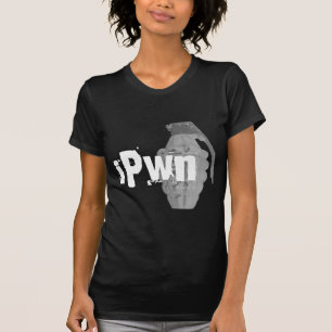 o t-shirt das mulheres do iPwn