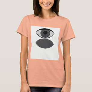 O t-shirt das mulheres do OLHO do VÔO