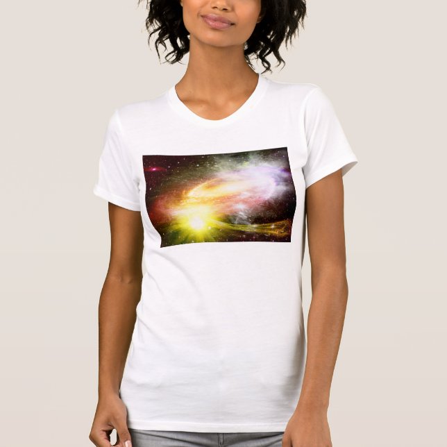 O t-shirt das mulheres do sistema solar (Frente)