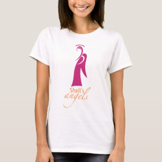 O t-shirt das mulheres dos anjos de Shell