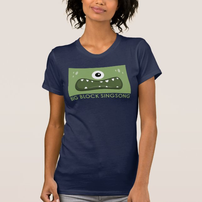 O t-shirt das mulheres dos Cyclops de BBSS (Frente)