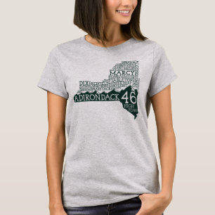 O t-shirt das mulheres dos picos altos de
