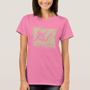 O t-shirt das mulheres - exército
