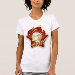 O t-shirt das mulheres pioneiras soviéticas do