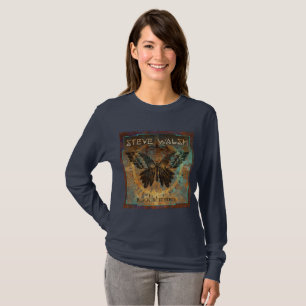 O t-shirt das mulheres pretas por muito tempo