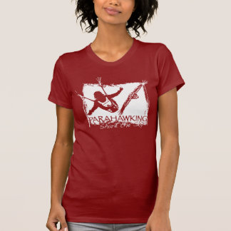 O t-shirt das mulheres - vermelho