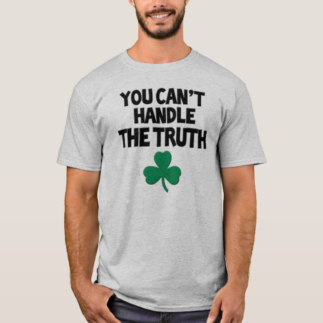 O t-shirt de Boston da verdade (Frente)