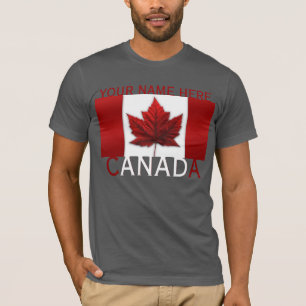 O t-shirt de Canadá personalizou a manutenção