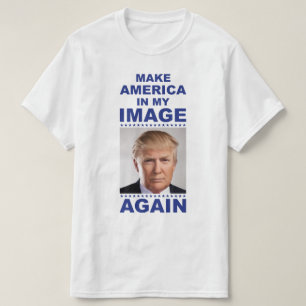 O t-shirt de Donald Trump faz o excelente de