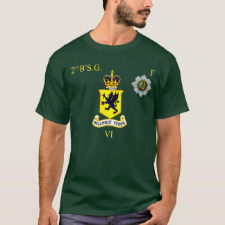 ò t-shirt de Escocês Guardas F Empresa dos bn