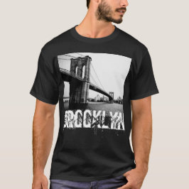 O t-shirt de homens de ponte de Brooklyn