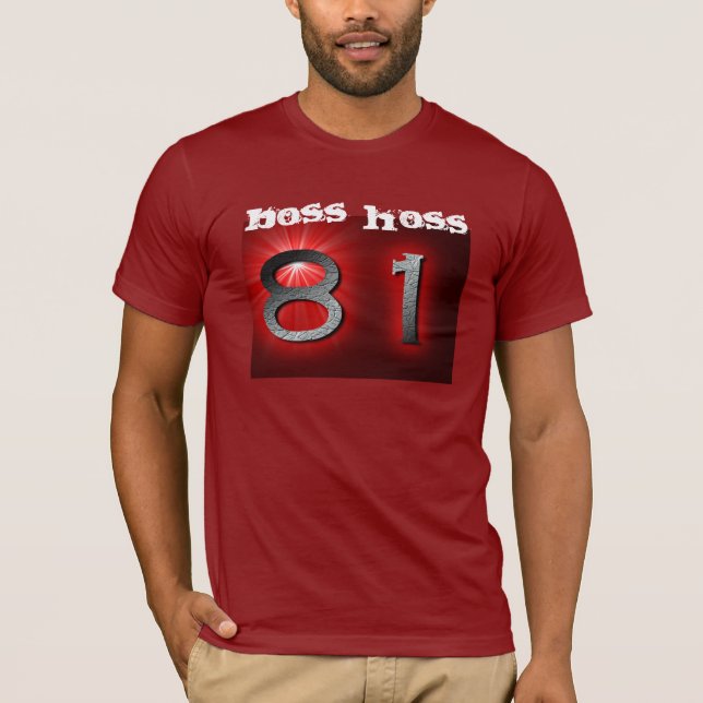 O t-shirt de Hoss do chefe de Indianheads (Frente)