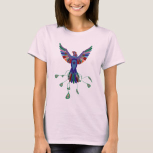 O t-shirt de Ladie orgânico da estrela de Phoenix