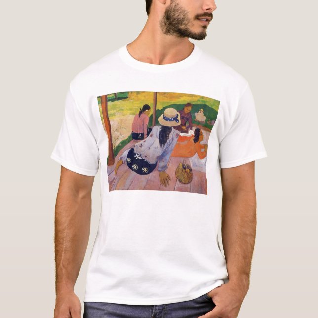 "O t-shirt de Paul Gauguin do Siesta" - (Frente)