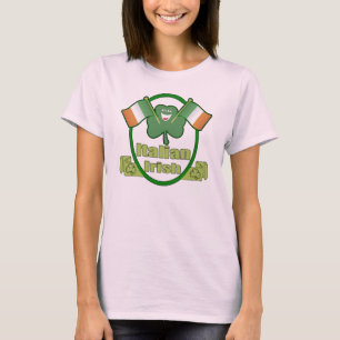 O t-shirt de St Patrick italiano do irlandês