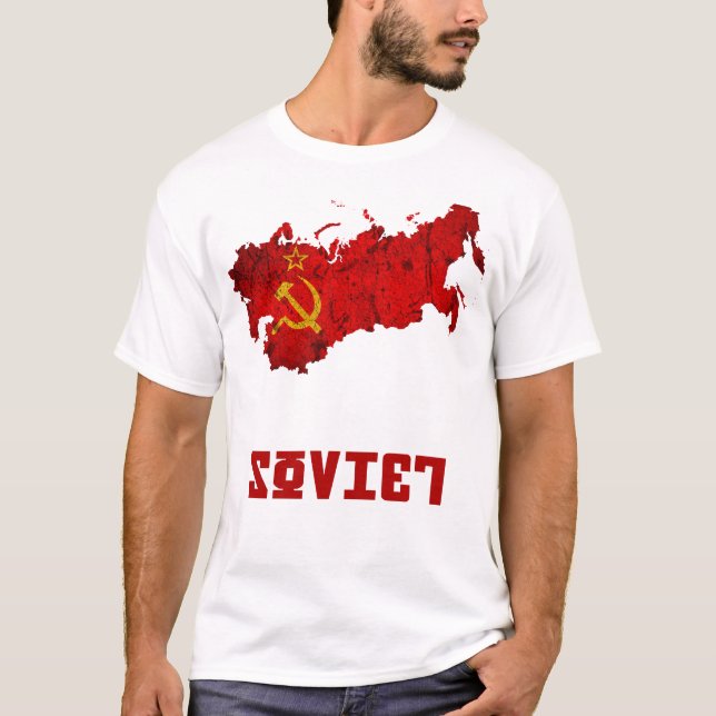 O t-shirt de URSS/União Soviética (Frente)