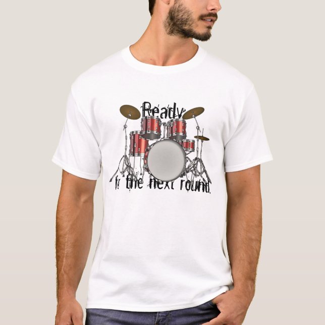 O t-shirt do baterista (Frente)