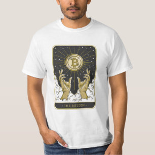 O T-Shirt Do Cartão De Tarô Bitmoney