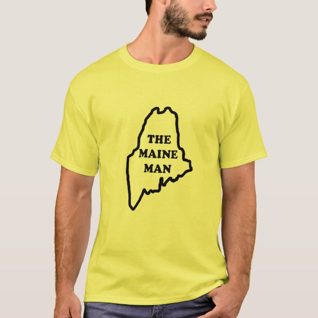 O t-shirt do homem de Maine (Frente)