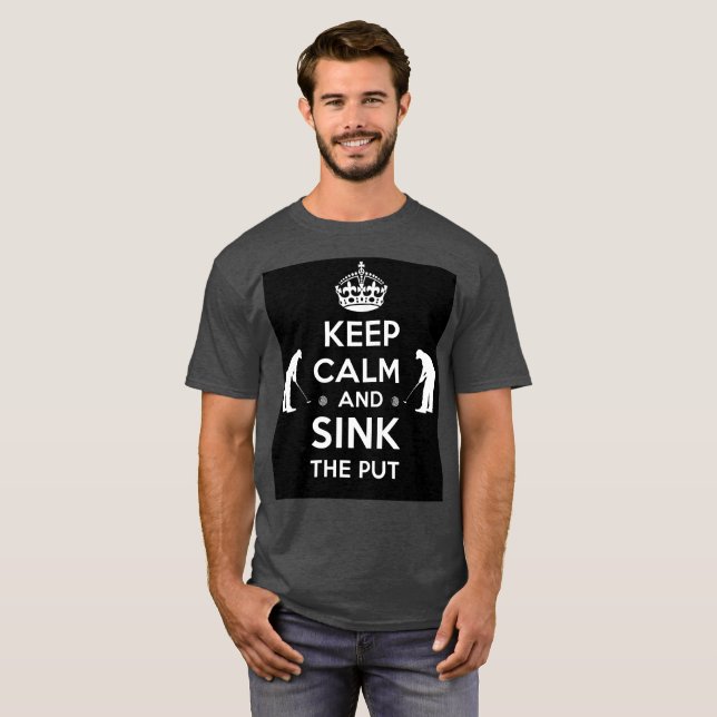 O t-shirt do jogador de golfe (Frente Completa)