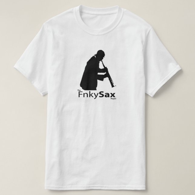 O T-Shirt do Jogador FnkySax (Frente do Design)