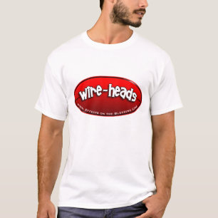 O t-shirt do logotipo de Wireheads