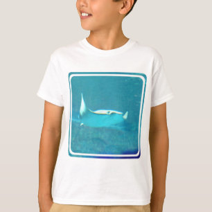 O t-shirt do miúdo da arraia-lixa