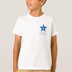 O t-shirt do miúdo da consciência da apraxia