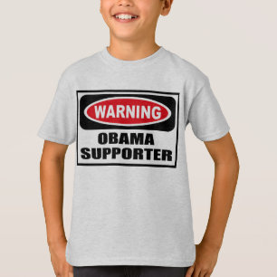 O t-shirt do miúdo de advertência do SUPORTE de