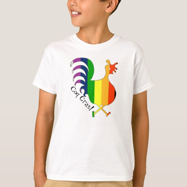 O t-shirt do miúdo de Coq Gras (Frente)