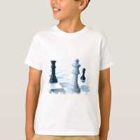 O t-shirt do miúdo do design da xadrez