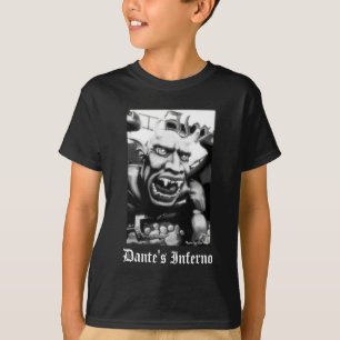 O t-shirt do miúdo do inferno de Dante