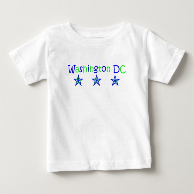 O t-shirt do miúdo do Washington DC (Frente)